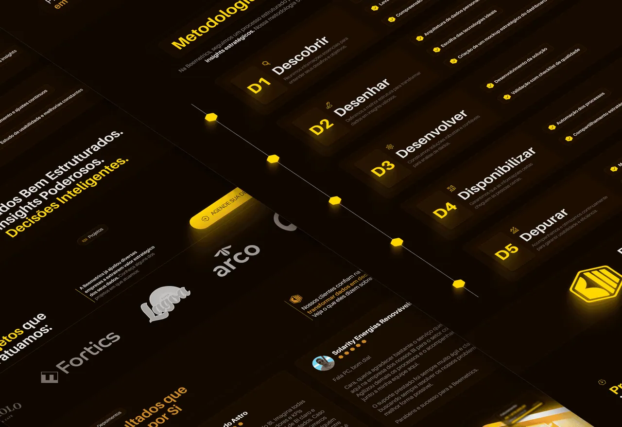 Tela do projeto Beemetrics, imagem 2