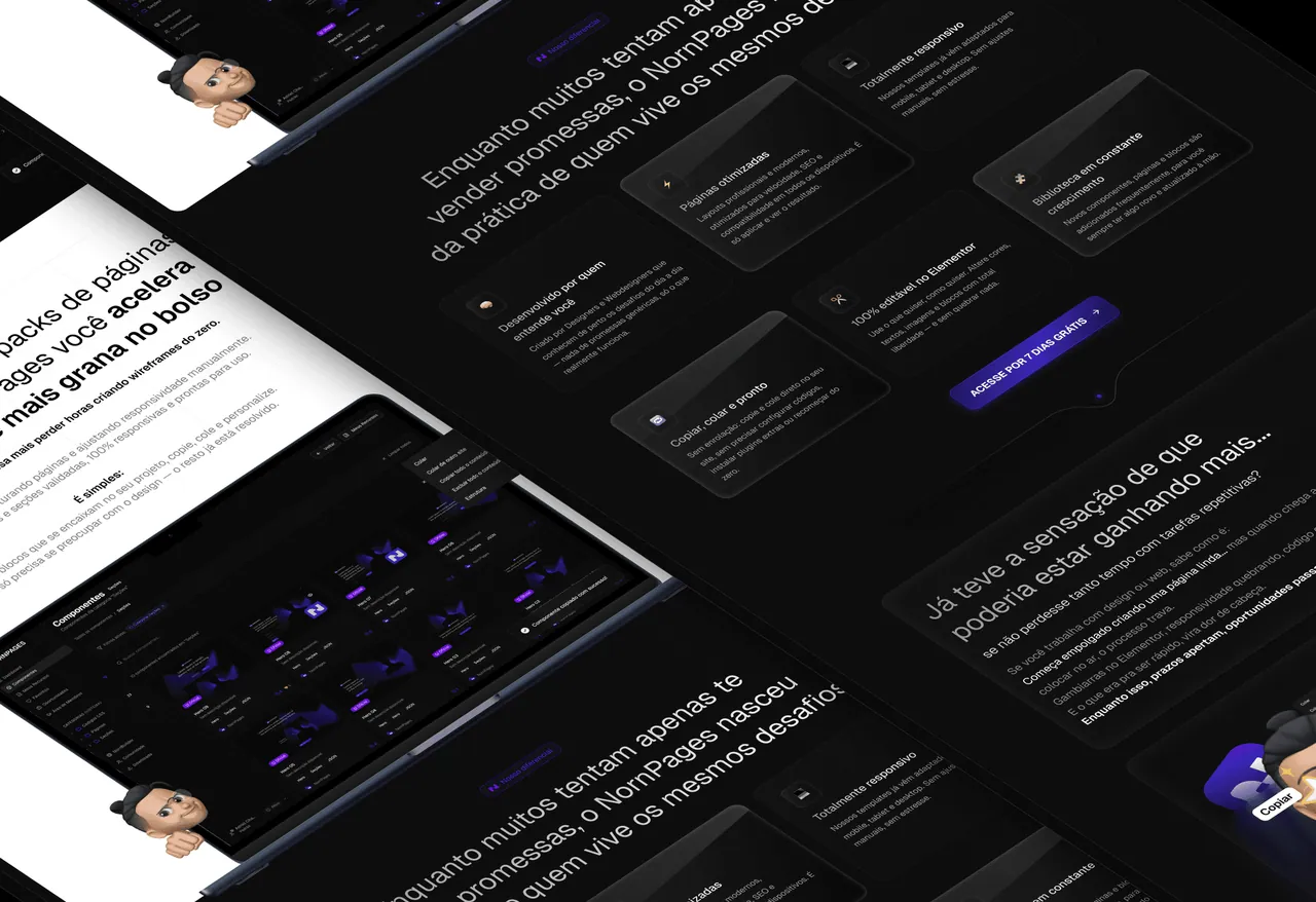 Tela do projeto NornPages, imagem 2
