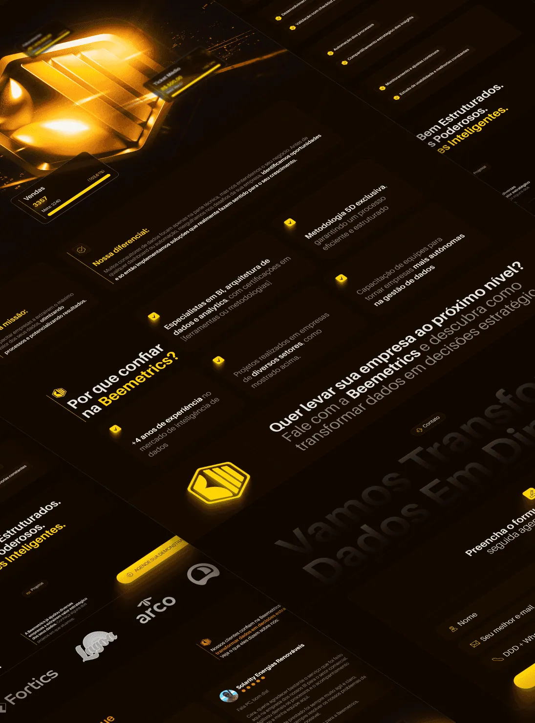 Tela do projeto Beemetrics, imagem 4
